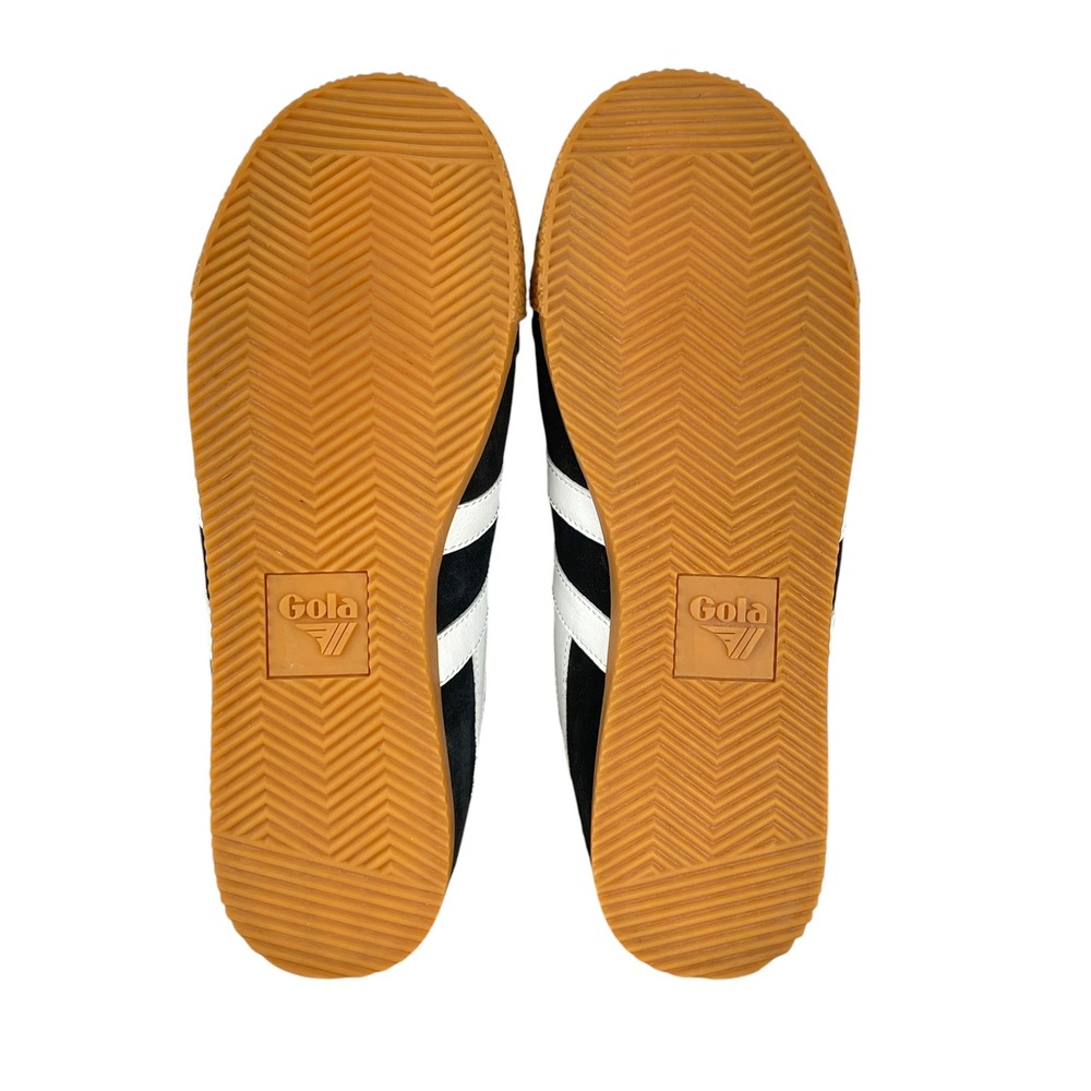 Gola Elan Mule Black White Suede Slip On Sneaker Women 9 Retro Sporty Streetwear - Picture 8 of 10
